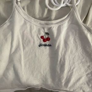Hollister cherry tank top